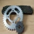 Import High quality motorcycle sprocket set white galvanized DY100 set from China