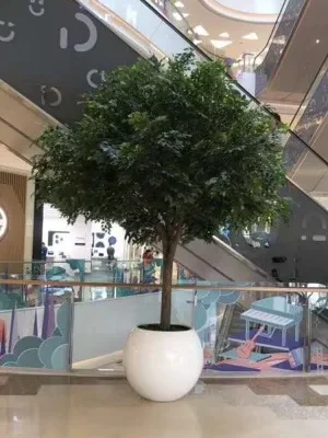 High Quality Plastic Artificial Banyan Tree