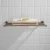 Import High quality polished gold brass wall mounted towel rack bath towel shelf towel holder from China