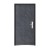 Import High Quality UV Proof  Iron Door Designs Ukraine Steel Industrial Door With Aluminum Stripes from China
