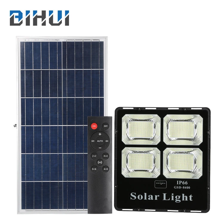 High Quality Waterproof Outdoor Ip66 30 50 100 200 300 400 W Led Solar Flood Lamp