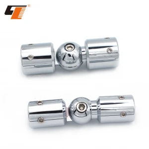 High Quality Zinc alloy Bathroom Fittings Pipe Flange Tube Connector Bracket Pipe Fitting Flexible Pipe Connectors