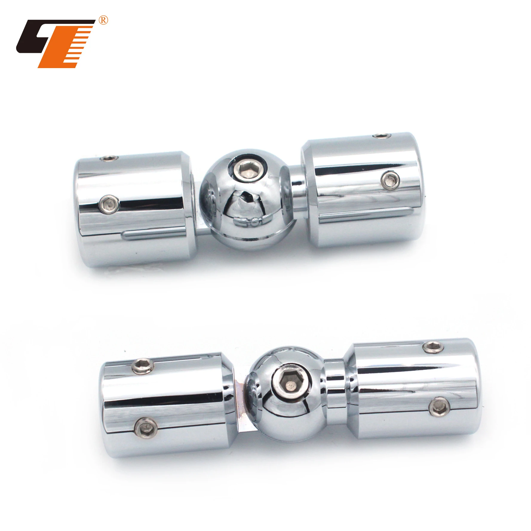 High Quality Zinc alloy Bathroom Fittings Pipe Flange Tube Connector Bracket Pipe Fitting Flexible Pipe Connectors
