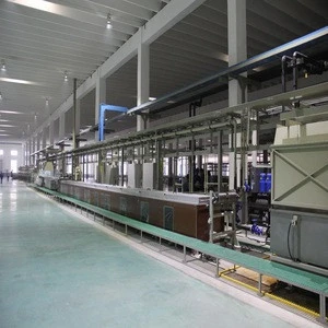 high speed bead wire bronze coating and plating production line with induction diffusion or lead bath