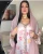 Import HJ ZMDR47 Women Floral Jalabiya Dubai Kaftan Islam Clothing Middle East Abaya Muslim Dresses from China