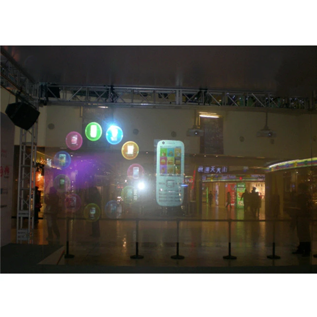 Hologram foil Holographic screen film with high definition transparent rear projection screen