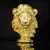 Import Home Decoration Resin Material Silver Lion Head Statue Resin Craft Figurine Gifts from China