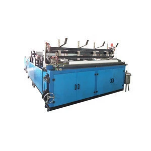 Home Use Paper Products Whole Toilet Roll Production Line Auto Small Toilet Paper Manufacturing Machine With Packing Machine