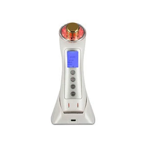 Home Use RF Multi Functional Skin Care Beauty Instrument 4d 7 Color Photon &amp; Ultrasonic Spot Removal Beauty Instrument