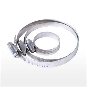Hose Clamp with Zinc Plated Worm Gear Clamp For Plumbing, Automotive and Mechanical Applications