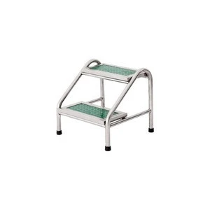 Hospital Patient Used and Home Used Stainless Steel One Layer and Double Layers Ottomans Foot Step Stool