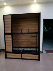 Hot popular wooden furniture hostel bunk beds for sale