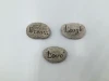 Hot sale cement the words on the stone for garden decoration stone crafts