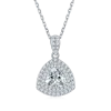 Hot Sale Diamond Jewelry Set Vvs 1Ct Moissanite Zircon 925 Silver WomenS Jewelry Necklace And Earrings