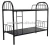 Import hot sale high quality bedroom and hotel used metal bunk bed from China