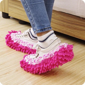 Hot Sale Mop Slipper Floor Polishing Cover Cleaner Dusting Cleaning House Foot Shoes