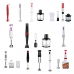 Hot sale New design 600W various speeds multifunction Stainless steel hand blender stick blender set