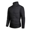 Hot sale OEM design casual custom full sleeve bodysuit top pullover high men turtleneck sweater