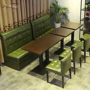 hot sale restaurant hotel sofa sets design leather restaurant booth