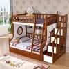 Hot Sale Solid Wood Quality Assurance children bunk beds with slide for kids