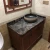 Import Hot Sale Top Quality Nero Portero Marble Custom Top Bathroom Vanity Unit On Sale from China