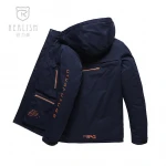 Hot sale Water repellent Down Jacket Mens windproof parka OEM Factory customized wholesale hooded  long sleeve  parka jacket