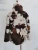 Import Hot Sale Winter Brown Cow Pattern Toddler Baby Plush Jacket Kids Girls Boys Fleece Sherpa Pullover from China