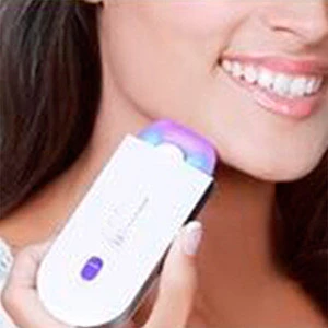 Hot sales electric epilator pain free hair remover for women mini body face painless white hair removal machines as seen on tv