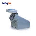hot sell flush mounting 220v 7 outlet iec 25 amp 16a 3p+e industrial male floor electric 4 pin aviation plug & socket