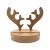 Import Hot selling beech wood mobile phone holder cutting and engraving elk antlers creative wooden crafts from China