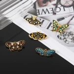 Hot Selling Cartoon Butterfly Series Brooch Enamel Insect Animal Butterfly Badge Brooch Pins for Clothing Bag Accessories