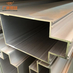 Hot selling custom 6063-T6 aluminium square curtain wall aluminium profile