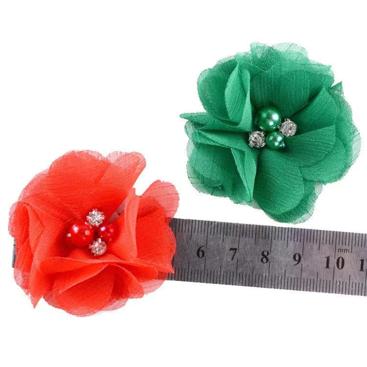 Hot Selling headband Artificial Decorative Flower Handmade Fabric Flower