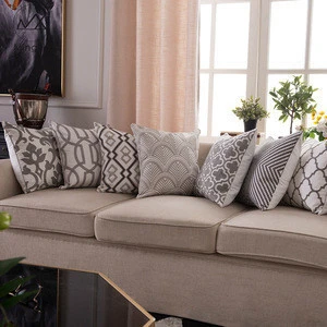 Hot selling high quality embroidered cushion covers decorative