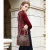 Import Hot selling vintage pu tote shoulder bag large ladies leather 3 in 1 handbags from China