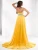 Import hot selling yellow prom dress quinceanera dresses sexy prom tube dress from China