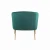 Import Hotel armchair, Hotel Lounge Chair Velvet Tub Chair, Green Velvet Chair Gold Leg Chair Accent Chair from China