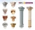 Import House Roman Pillars Column Designs Decorative Pillars For Homes from China