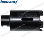 HSS Brazed Dry Diamond Boring Bit With Side Protection diamond core bit