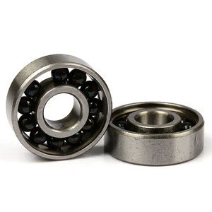 hybrid ceramic angular contact bearing with full complement balls 708