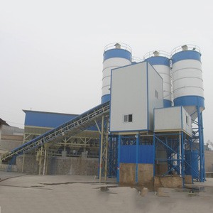 HZS90 Used Small Concrete Batching Plant on Sale