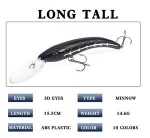 HZU pencil Fishing Lures Large hard minnow lures wholesale artificial fishing lure