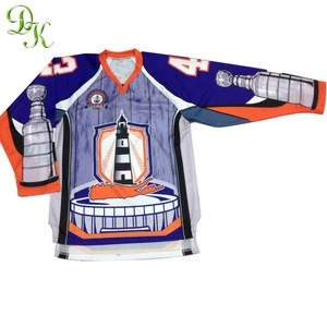 Ice hockey goalie wholesale custom hockey jerseys
