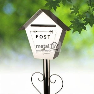 [IH-INM-015] Stainless steel Material Postbox Mailbox Chrome Color