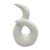 In stock Creative Swan shape Porcelain flower vase White Ceramic Flower Vase for Dining Table