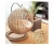 Import indoor creative hanging basket cat house cat nest rattan woven four seasons universal  pet little cat cage from China
