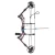 Import Indoor Shooting Range KM-H Archery Equipment Professional Hunting Compound Bow from China