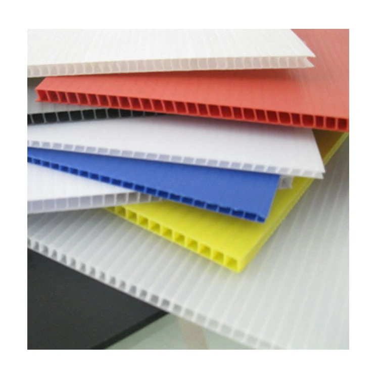 Industrial Flexible Transparent PP Plastic Corfluted Coreflute Polypropylene Sheet Board