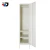 Import industrial vintage office furniture frame modern  bedroom metal light weight open folding steel wardrobe cabinet with mirror from China