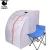 Import Infrared FAR IR Negative Ion Portable Indoor Personal Spa Sauna by Durherm with Air Ionizer, Heating Foot Pad and Chair from China